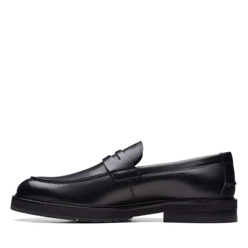 Clarks Craft North Lo Muške Loafers Crne | Hrvatska-57129