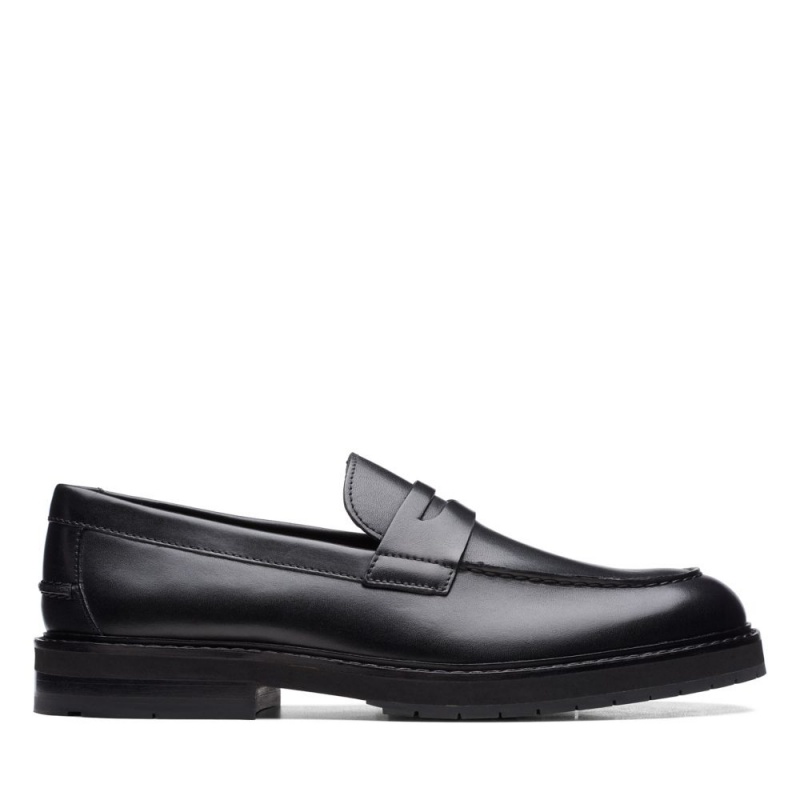 Clarks Craft North Lo Muške Loafers Crne | Hrvatska-57129