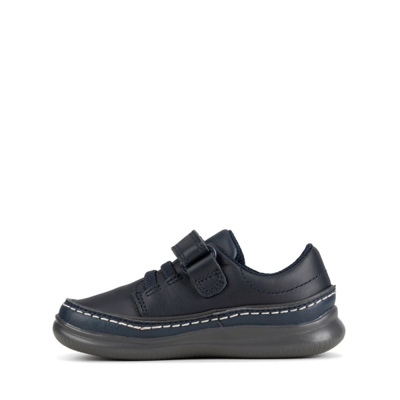 Clarks Crest Aero Toddler Dječake Cipele Tamnoplave | Hrvatska-69721