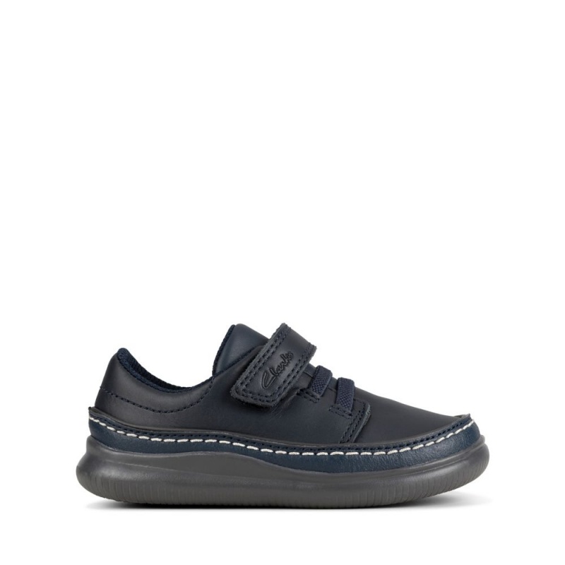 Clarks Crest Aero Toddler Dječake Cipele Tamnoplave | Hrvatska-69721