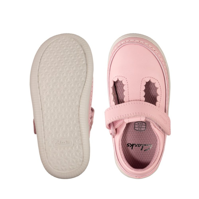 Clarks Crest Sky Toddler Djevojčice Cipele Roze | Hrvatska-20593