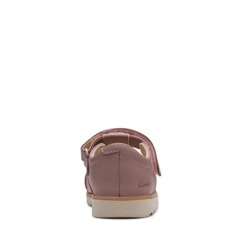 Clarks Crown Brill Toddler Djevojčice Sandale Roze | Hrvatska-57801