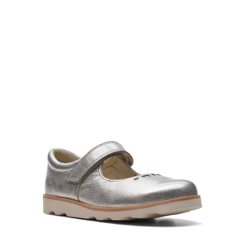 Clarks Crown Jane Djevojčice Cipele Metalne | Hrvatska-04156