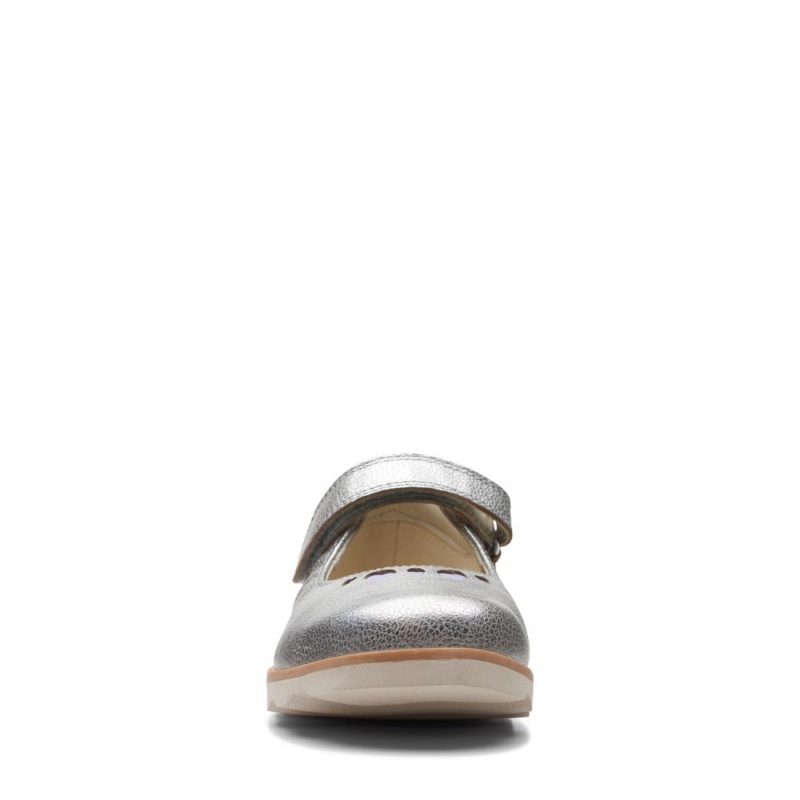 Clarks Crown Jane Djevojčice Cipele Metalne | Hrvatska-04156