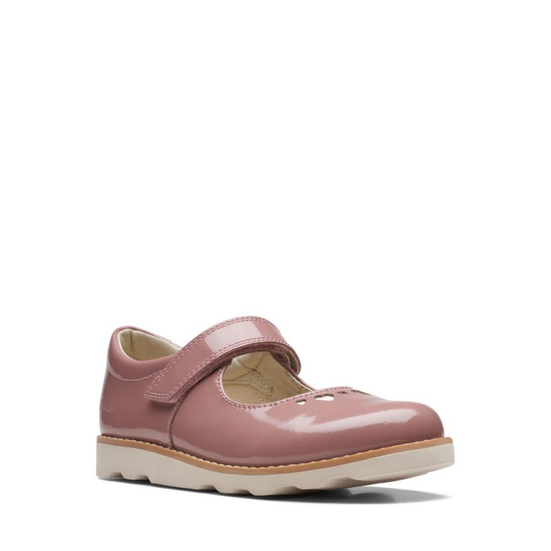 Clarks Crown Jane Djevojčice Cipele Roze | Hrvatska-53419