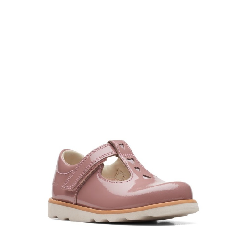 Clarks Crown Teen Toddler Djevojčice Cipele Roze | Hrvatska-94678