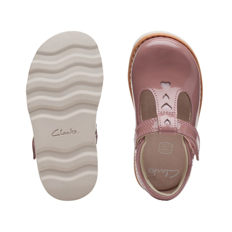 Clarks Crown Teen Toddler Djevojčice Cipele Roze | Hrvatska-94678