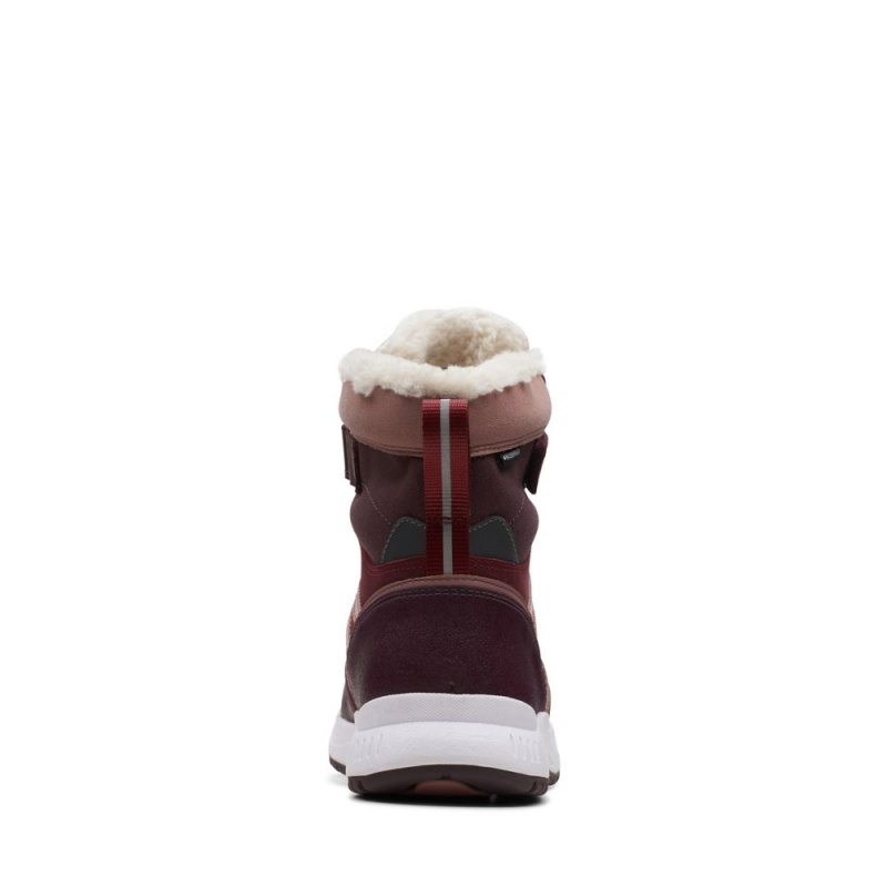 Clarks Cub Blaze Older Djevojčice Cizme Bordo | Hrvatska-01768