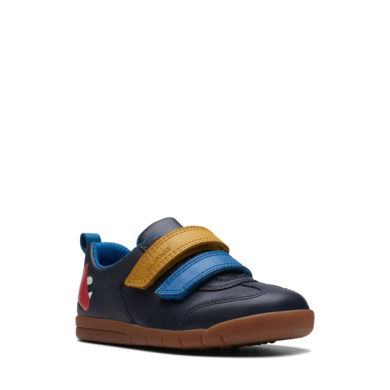 Clarks Den Play Toddler Dječake Cipele Tamnoplave | Hrvatska-03841