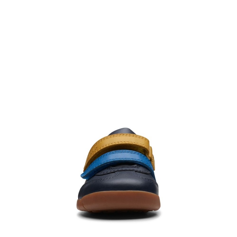 Clarks Den Play Toddler Dječake Cipele Tamnoplave | Hrvatska-03841