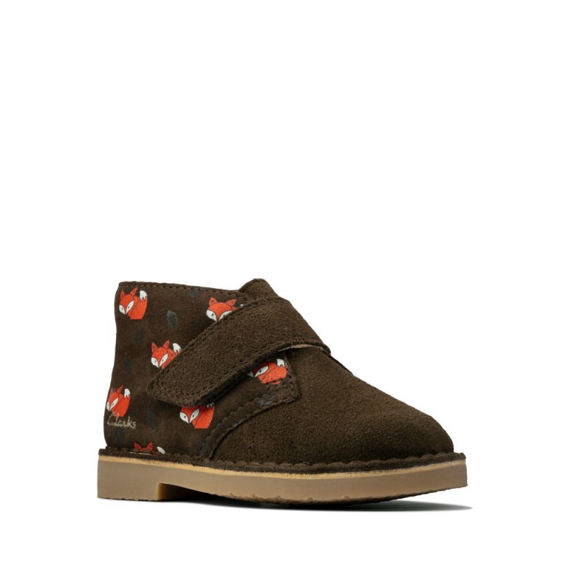 Clarks Desert Boot 2 Toddler Dječake Cizme Kaki Boja | Hrvatska-62794