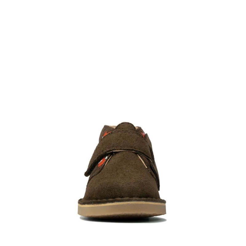 Clarks Desert Boot 2 Toddler Dječake Cizme Kaki Boja | Hrvatska-62794