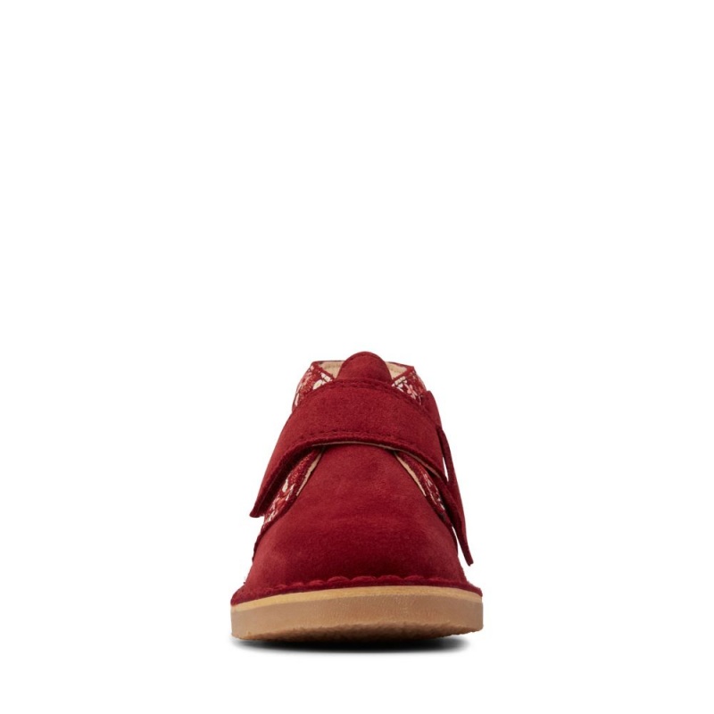 Clarks Desert Boot 2 Toddler Djevojčice Cizme Bordo | Hrvatska-28307