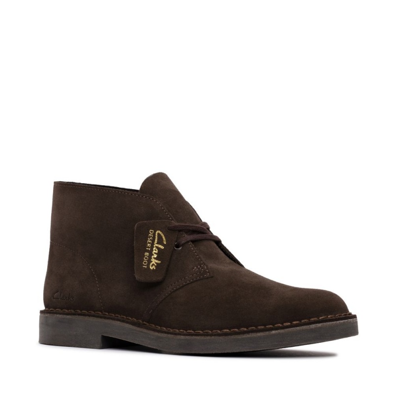 Clarks Desert Boot Evo Muške Cizme Tamno Smeđe | Hrvatska-24981