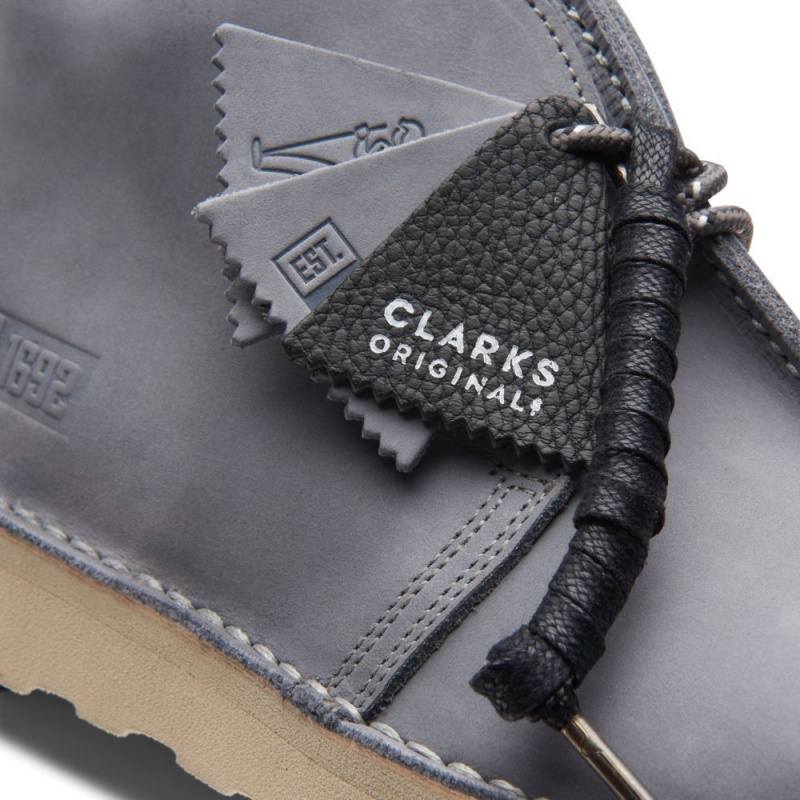 Clarks Desert Trek Hi FTRE Muške Cizme Tamno Sive | Hrvatska-17480