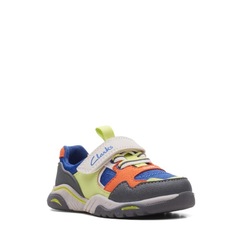 Clarks Feather Jump Toddler Dječake Tenisice Plave | Hrvatska-25168