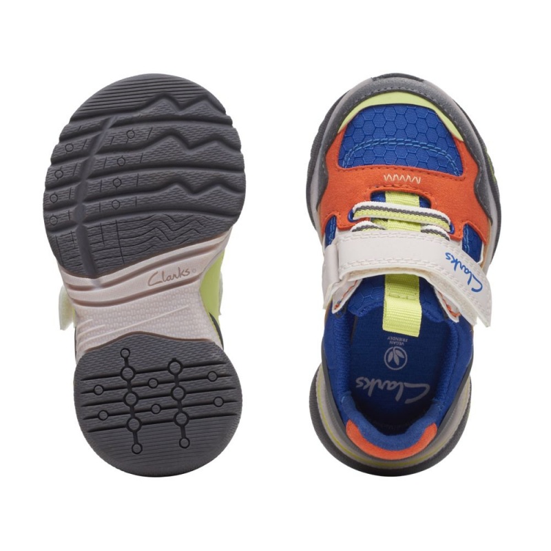 Clarks Feather Jump Toddler Dječake Tenisice Plave | Hrvatska-25168