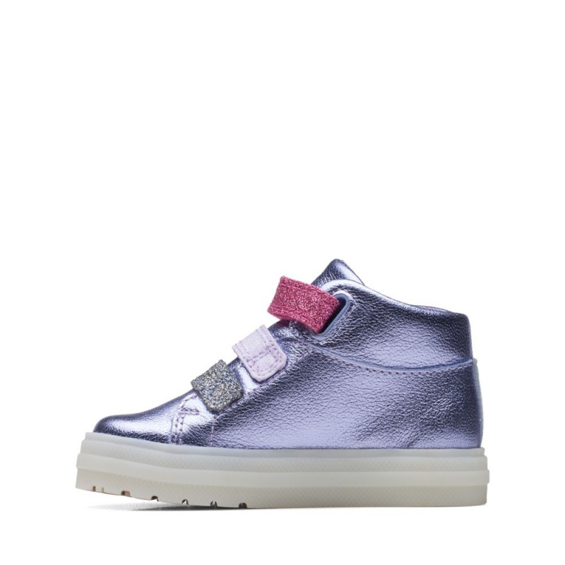 Clarks Flare Sea Toddler Djevojčice Cizme Ljubičaste | Hrvatska-53961