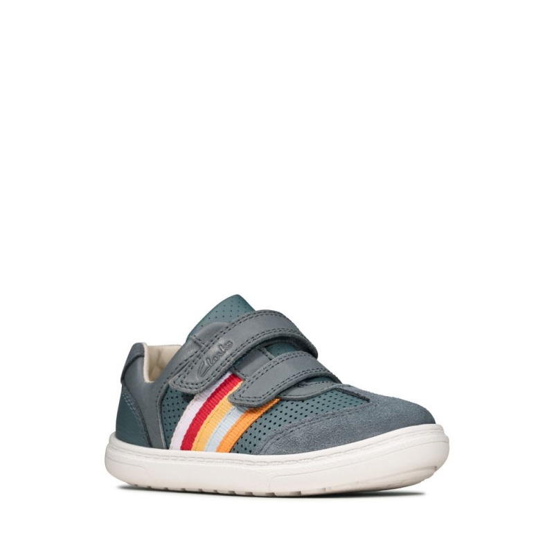 Clarks Flash Beau Toddler Dječake Cipele Tamnoplave | Hrvatska-75830