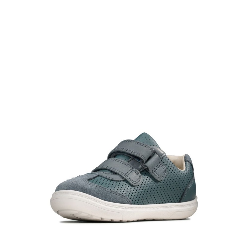 Clarks Flash Beau Toddler Dječake Cipele Tamnoplave | Hrvatska-75830