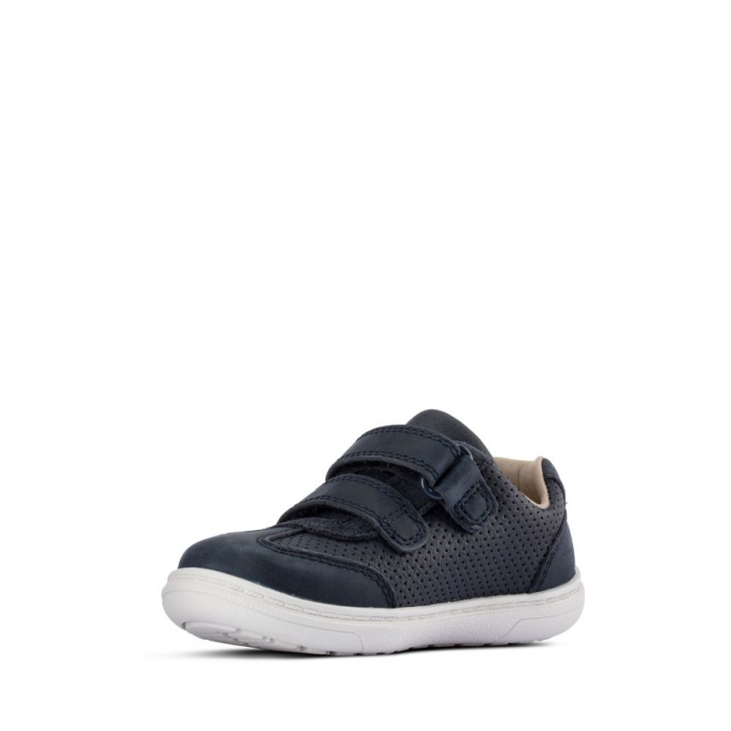 Clarks Flash Beau Toddler Dječake Cipele Tamnoplave | Hrvatska-98701