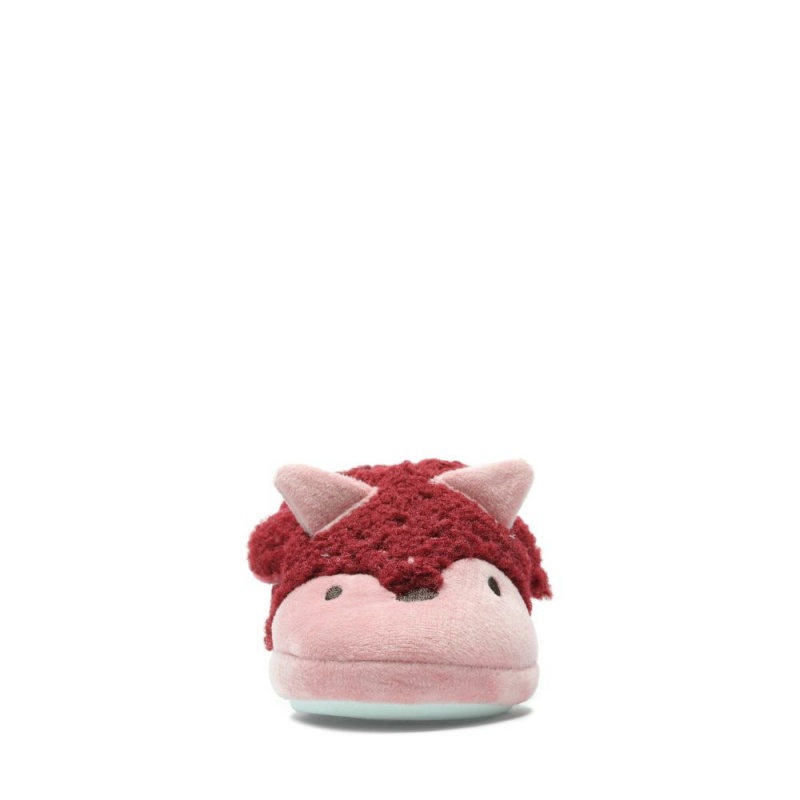 Clarks Fluffy Snug Toddler Dječake Papuče Roze | Hrvatska-21539