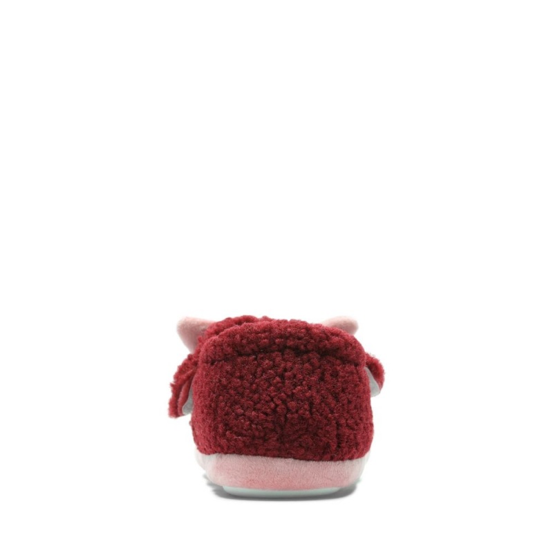 Clarks Fluffy Snug Toddler Dječake Papuče Roze | Hrvatska-21539