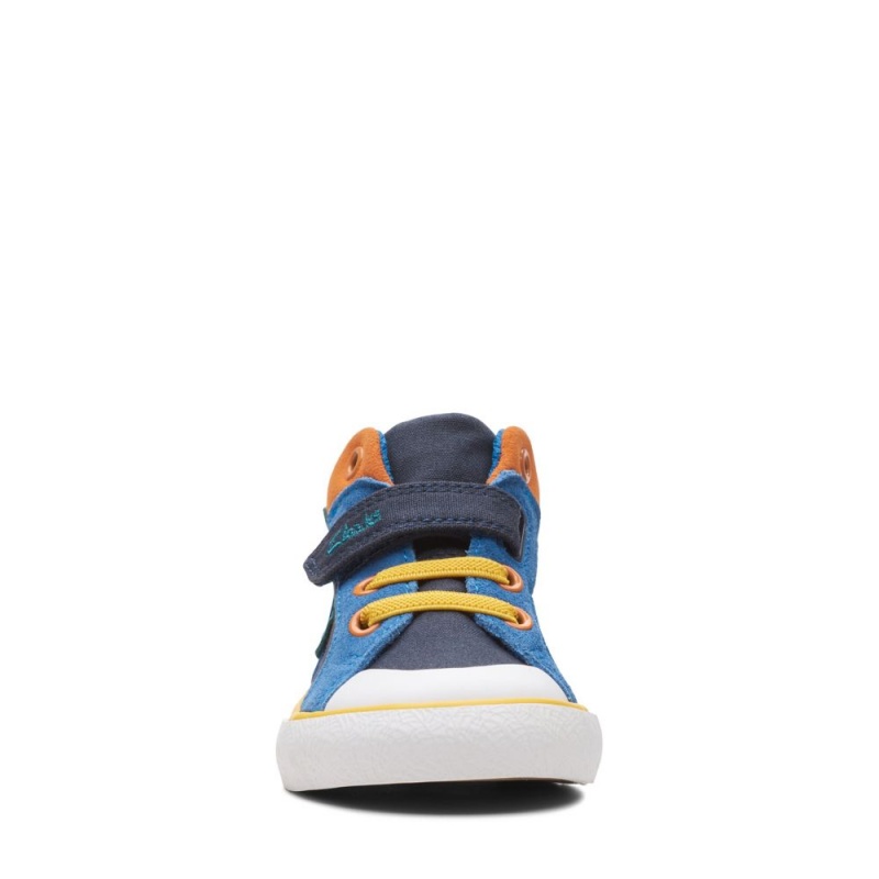 Clarks Foxing Pop Toddler Dječake Platnene Cipele Tamnoplave | Hrvatska-81426