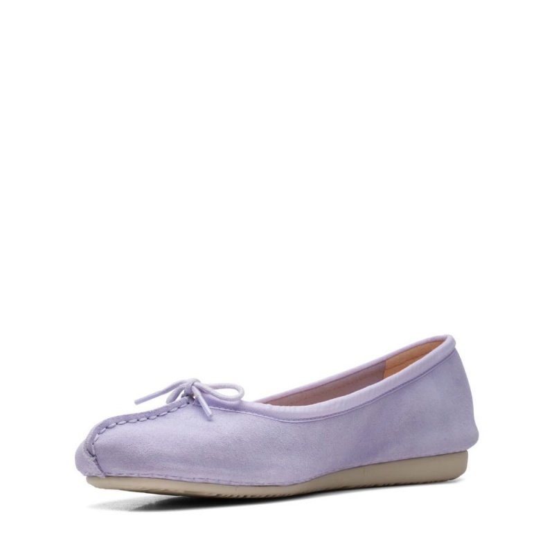 Clarks Freckle Ice Ženske Balerina Ljubičaste | Hrvatska-91526