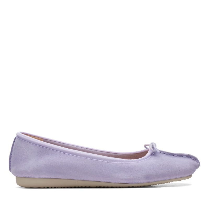 Clarks Freckle Ice Ženske Balerina Ljubičaste | Hrvatska-91526