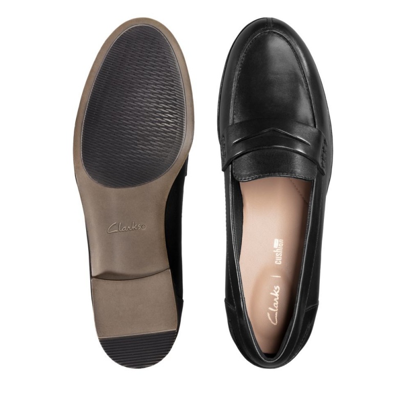 Clarks Hamble Ženske Loafers Crne | Hrvatska-92504