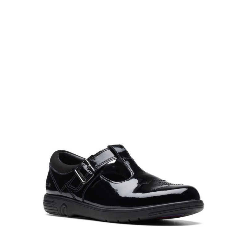 Clarks Jazzy Tap Djevojčice School Shoes Crne | Hrvatska-82739