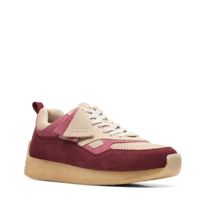 Clarks Lockhill Muške Tenisice Bordo | Hrvatska-52648