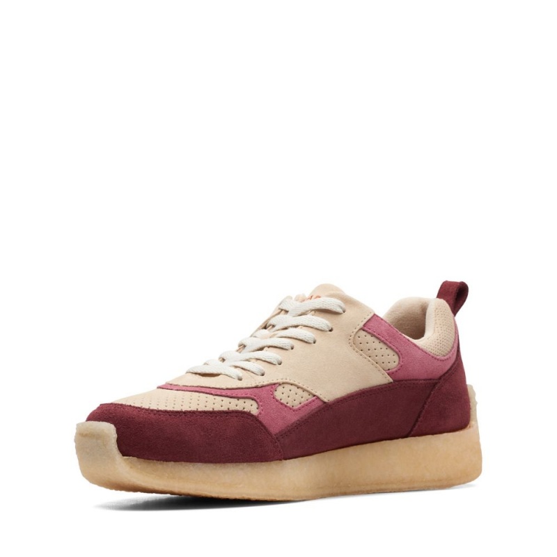 Clarks Lockhill Muške Tenisice Bordo | Hrvatska-52648