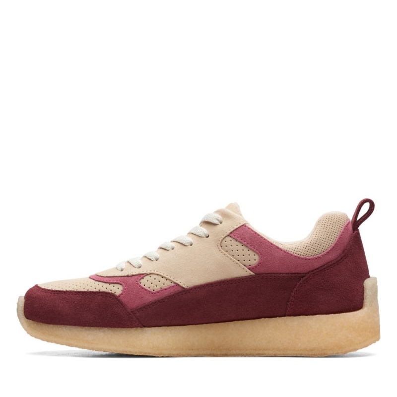 Clarks Lockhill Muške Tenisice Bordo | Hrvatska-52648