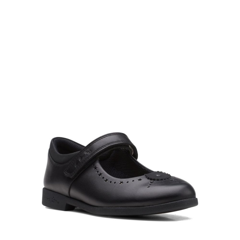 Clarks Magic Step Bar Djevojčice School Shoes Crne | Hrvatska-23781