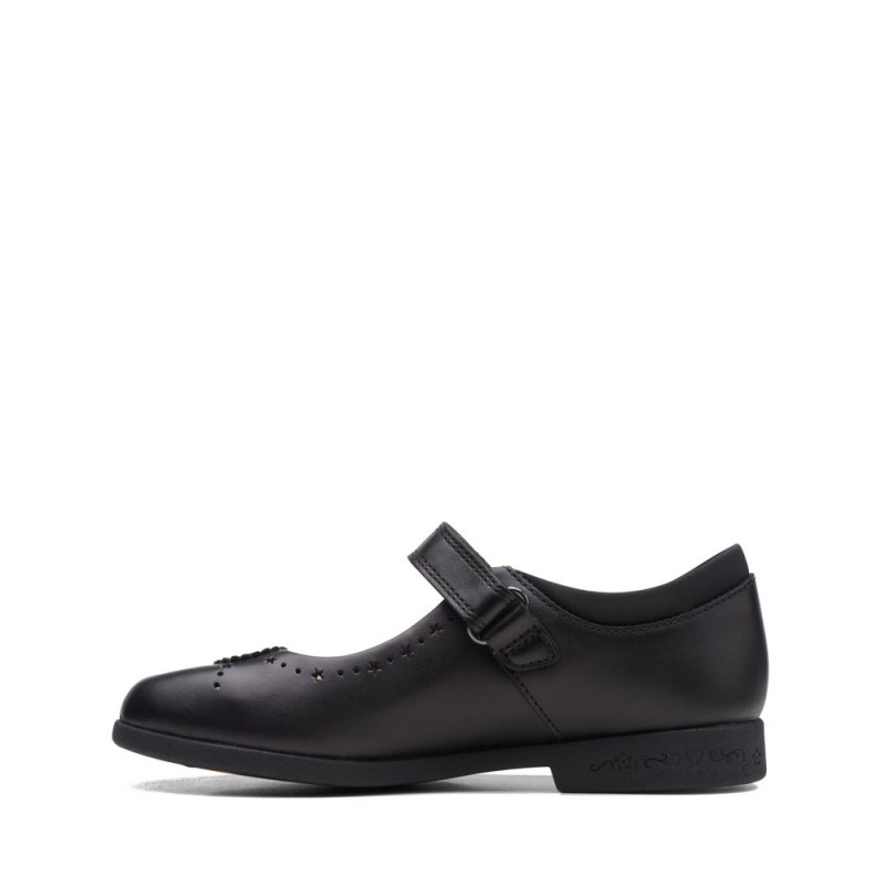 Clarks Magic Step Bar Djevojčice School Shoes Crne | Hrvatska-23781