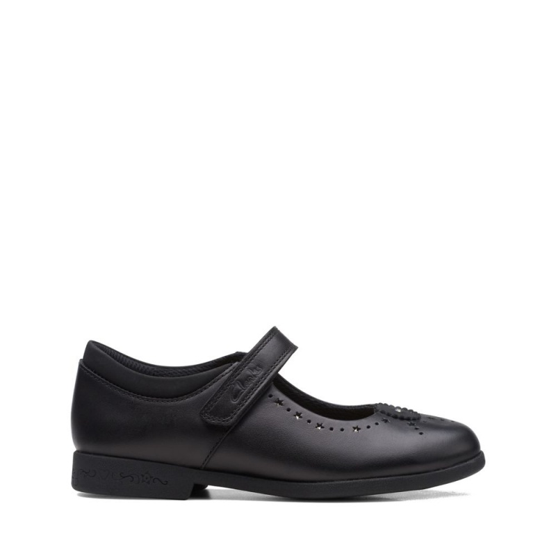 Clarks Magic Step Bar Djevojčice School Shoes Crne | Hrvatska-23781