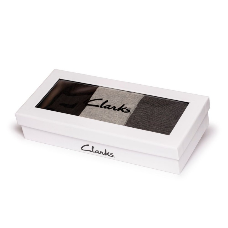 Clarks Multicolour 3 Pack Muške Čarape Sive | Hrvatska-65738