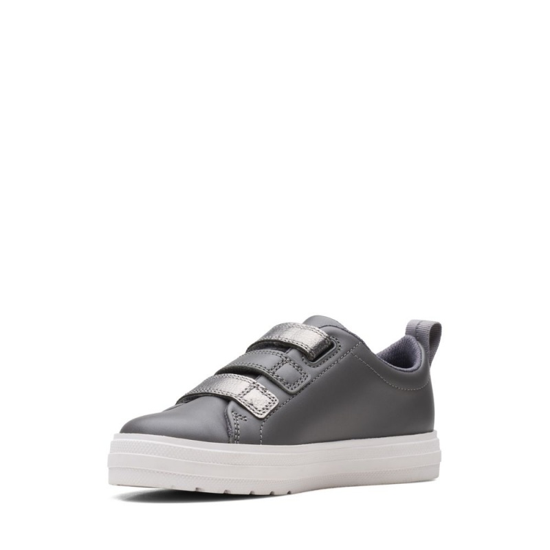 Clarks Nova Teen Djevojčice Cipele Sive | Hrvatska-30798