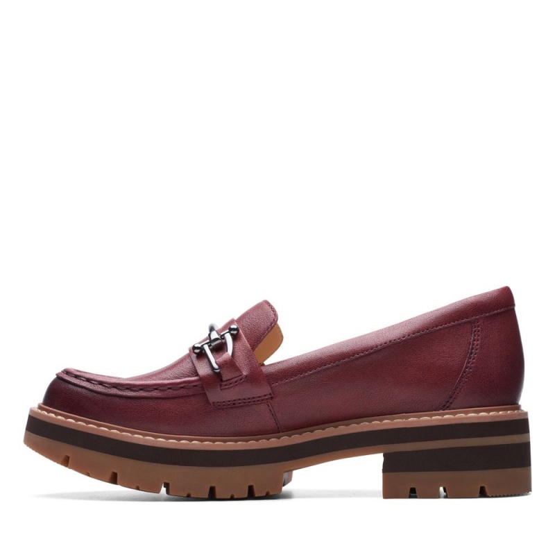 Clarks Orianna Bit Ženske Loafers Bordo | Hrvatska-35817