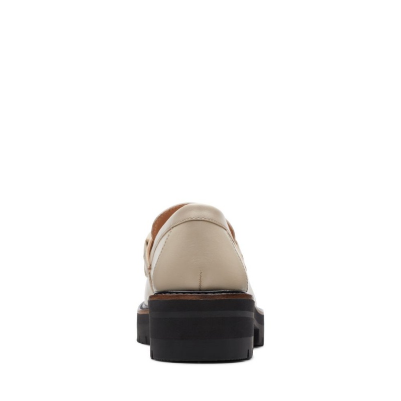 Clarks Orianna Edge Ženske Loafers Bijele | Hrvatska-08395