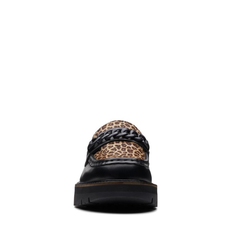 Clarks Orianna Edge Ženske Loafers Crne Leopard | Hrvatska-69748