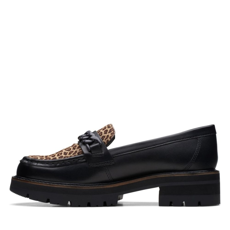 Clarks Orianna Edge Ženske Loafers Crne Leopard | Hrvatska-69748