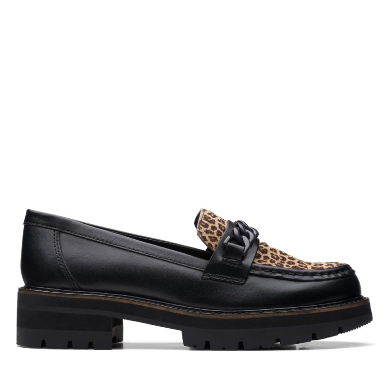 Clarks Orianna Edge Ženske Loafers Crne Leopard | Hrvatska-69748