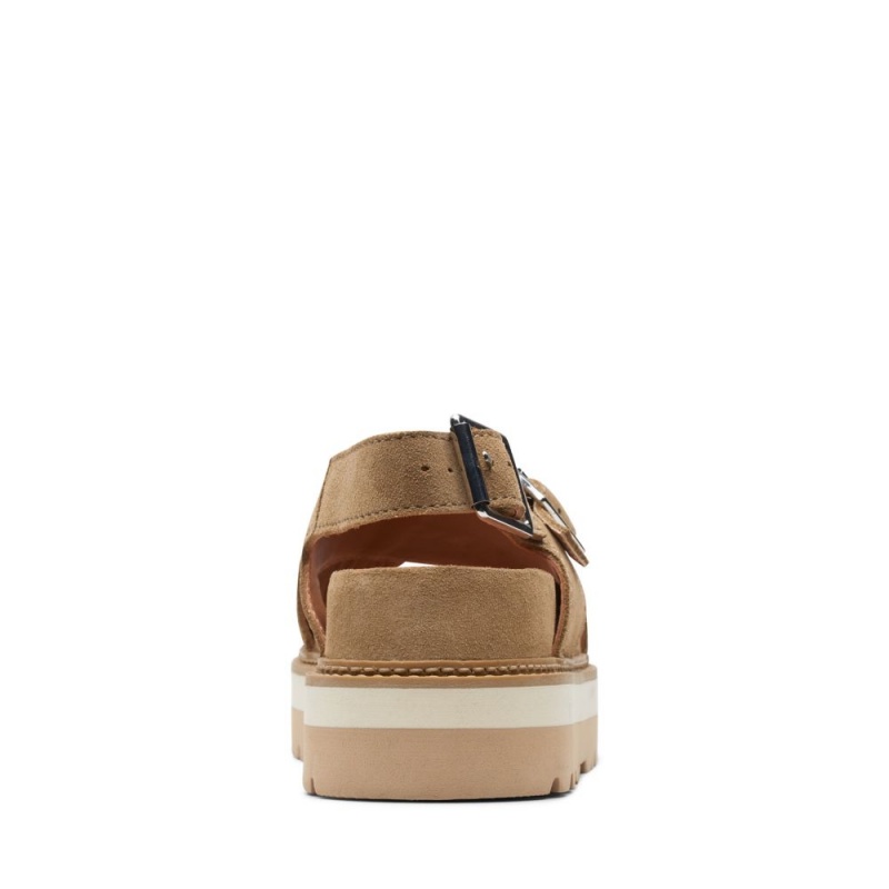 Clarks Orianna Roam Ženske Sandale s platformom Tamno Smeđe | Hrvatska-74982