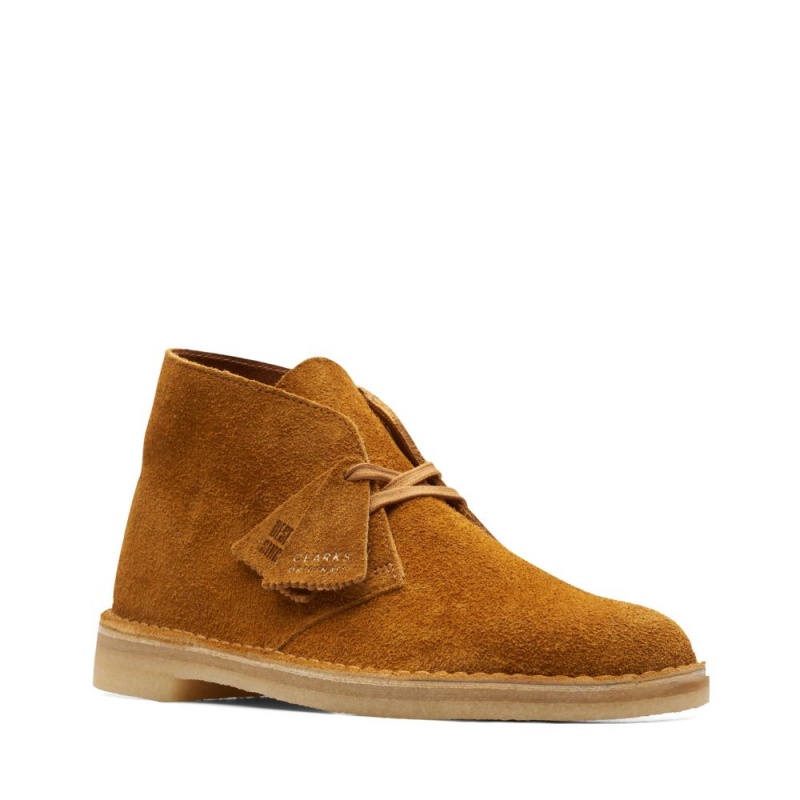 Clarks Originali Desert Boot Muške Gleznjace Smeđe Narančaste | Hrvatska-23459