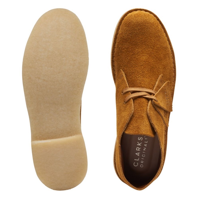 Clarks Originali Desert Boot Muške Gleznjace Smeđe Narančaste | Hrvatska-23459