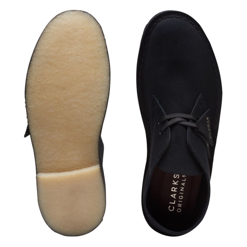 Clarks Originali Desert Boot Muške Gleznjace Crne | Hrvatska-92371