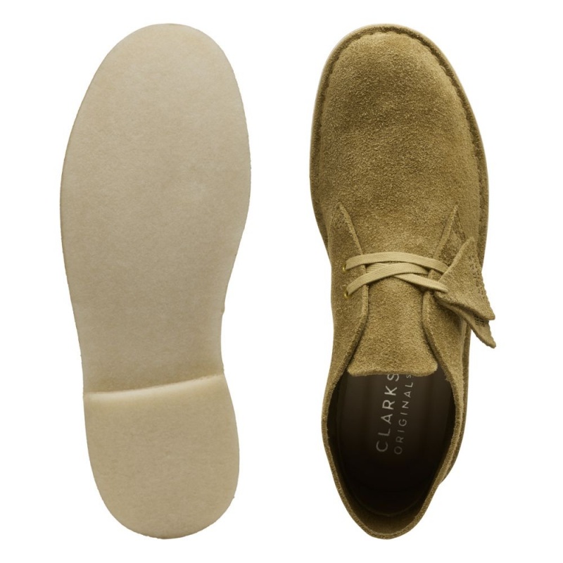 Clarks Originali Desert Boot Muške Gleznjace Zelene | Hrvatska-69385